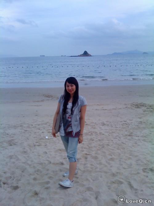 在深圳大梅沙沙滩2