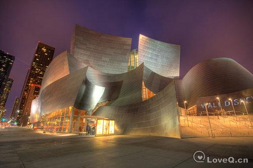 迪斯尼音乐厅，地点:美国加州洛杉矶.jpg_建筑_一些事一些情_LoveQ 一些事一些情官方网站 乐观，自信，爱